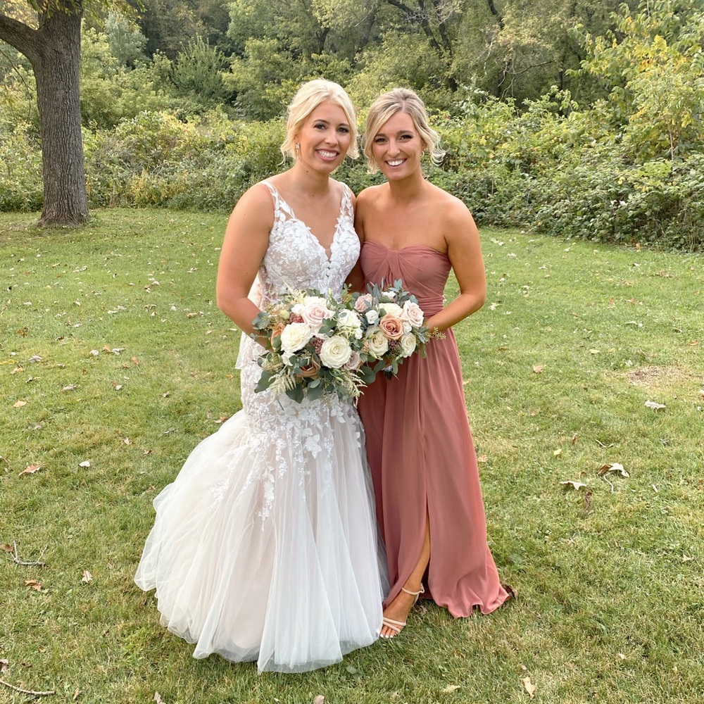 Birdy Grey Bridesmaid Grace Dress in Desert Rose